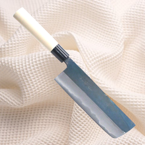 黒打ち鍛造菜切り包丁刃渡160mm